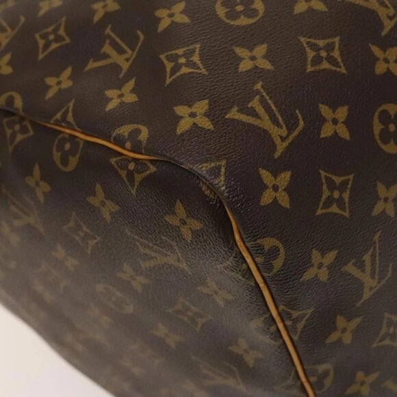 LOUIS VUITTON Monogram Keepall 55 Boston Bag M41424 LV Auth 137088 - Picture 5 of 16